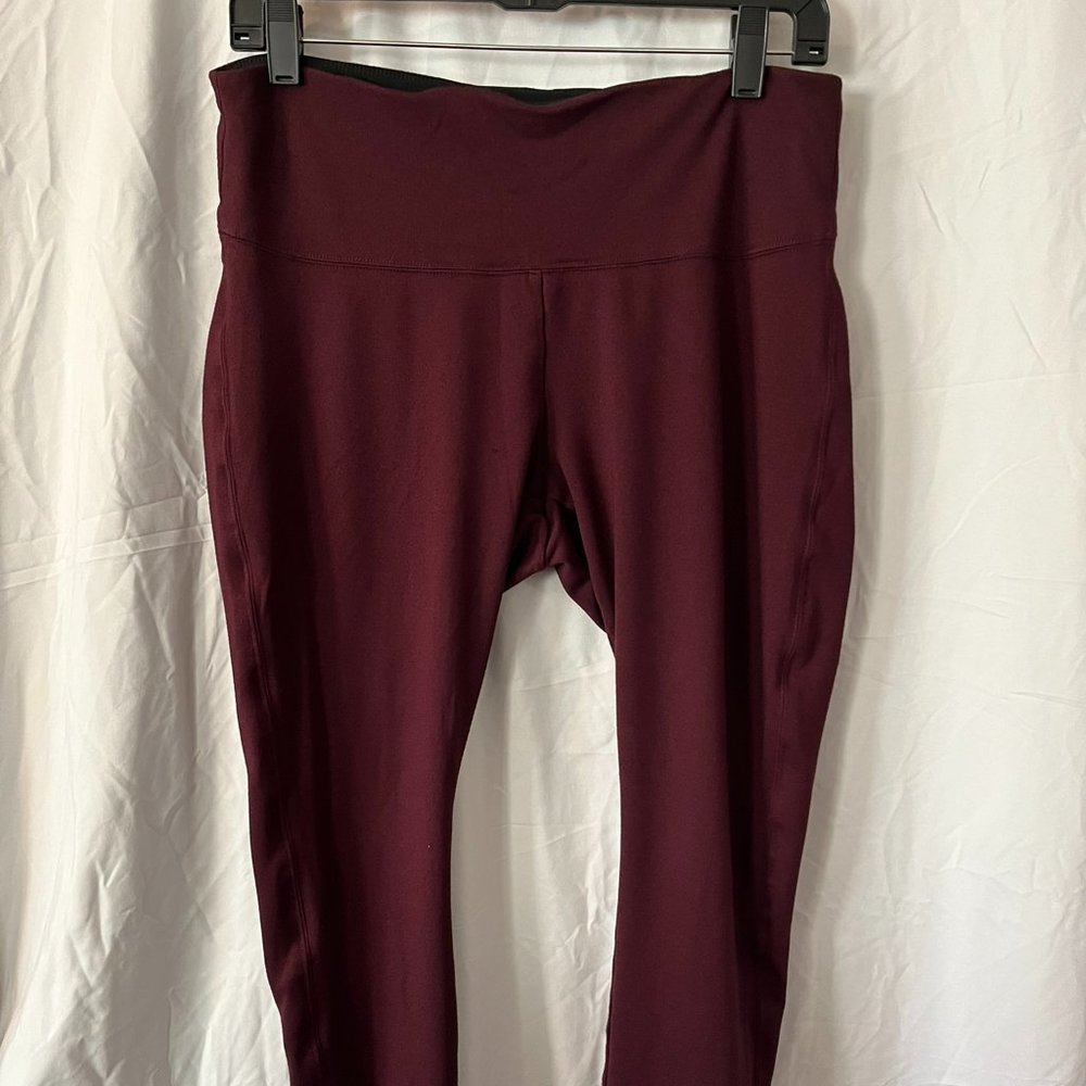 White House Black Market Shaping Leggings, Eggplant, Sz L